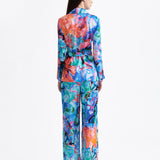 SIGNATURE BLOOM SILK KIMONO
