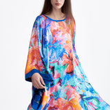 SIGNATURE BLOOM SILK KAFTAN