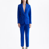 ROYAL BLUE STRAIGHT LEG PANTS
