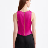 MAGENTA SLEEVELESS TOP