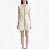 DOVE WHITE COTTON DRESS