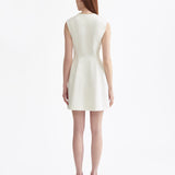 DOVE WHITE COTTON DRESS
