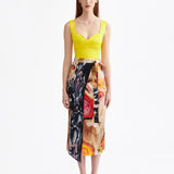 SIGNATURE RIVIERA SILK SKIRT