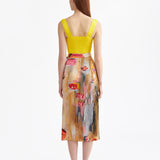 SIGNATURE RIVIERA SILK SKIRT
