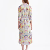 SIGNATURE LOVEBIRD PRINTED SHIRT DRESS