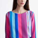 STRIPES MIDI DRESS