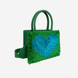 VV SIGNATURE LOVE MINI BAG GREEN
