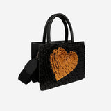 VV SIGNATURE LOVE MINI BAG BLACK