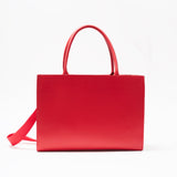 VV SIGNATURE LEATHER TOTE BAG