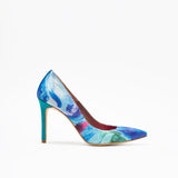BLOOM PRINTED HIGH HEELS