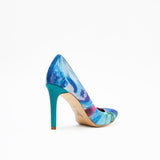 BLOOM PRINTED HIGH HEELS
