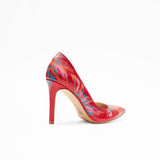 LEATHER HANDPAINTED HIGH HEELS