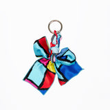 PLAID BOW KEYCHAIN