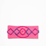 PINK BEADED HEADBAND