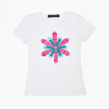 SNOWFLAKE COLOURFUL T-SHIRT