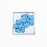 BLUE FLORAL HARMONY EARRING