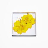 YELLOW FLORAL HARMONY EARRING