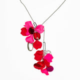 RED FLORAL HARMONY NECKLACE