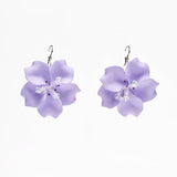 PURPLE FLORAL HARMONY EARRING