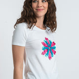 SNOWFLAKE COLOURFUL T-SHIRT