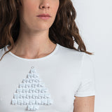 CHRISTMAS TREE  WHITE T-SHIRT
