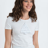 CHRISTMAS TREE  WHITE T-SHIRT