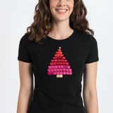 CHRISTMAS TREE  RED T-SHIRT