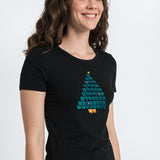 CHRISTMAS TREE  GREEN T-SHIRT