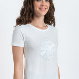 SNOWFLAKE WHITE T-SHIRT