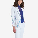 SIGNATURE BLAZER WITH SILK RIBBONS