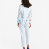 SIGNATURE BLAZER WITH SILK RIBBONS