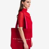 SIGNATURE RED TOTE BAG