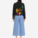 HAND-PAINTED AND RIBBONED BOMBER
