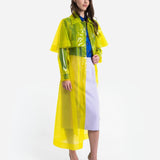 TRANSPARENT YELLOW RAINCOAT