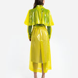TRANSPARENT YELLOW RAINCOAT