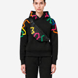 COZY NEOPRENE BLACK HOODIE