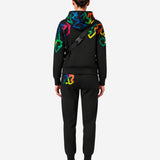COZY NEOPRENE BLACK HOODIE