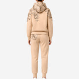 COZY NEOPRENE BEIGE HOODIE