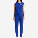 COZY NEOPRENE BLUE PANTS