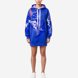COZY NEOPRÉN OVERSIZE KÉK KAPUCNIS FELSŐ