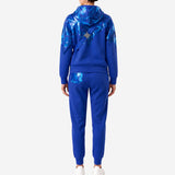 COZY NEOPRENE BLUE HOODIE